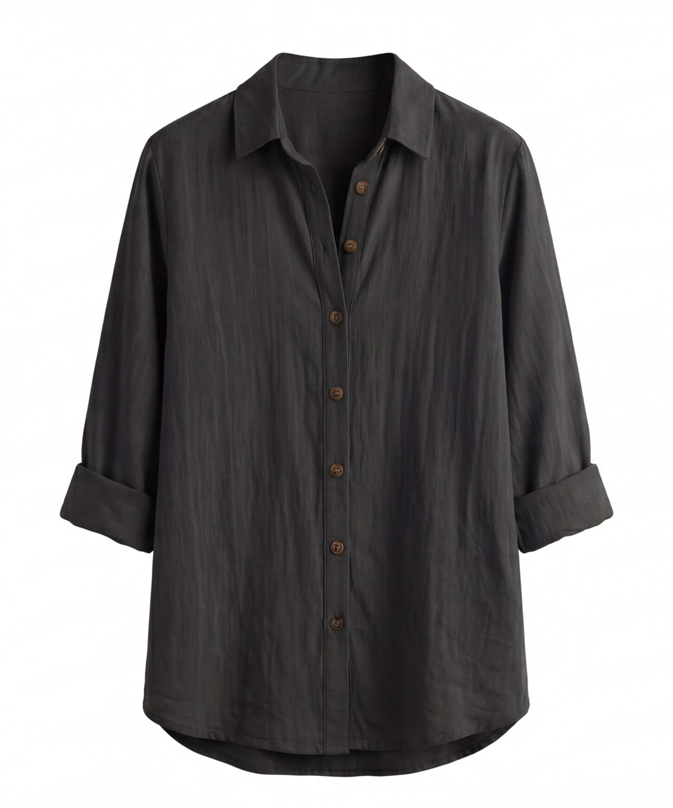 Women’s Top – Lightweight Long-Sleeve Relaxed Blouse