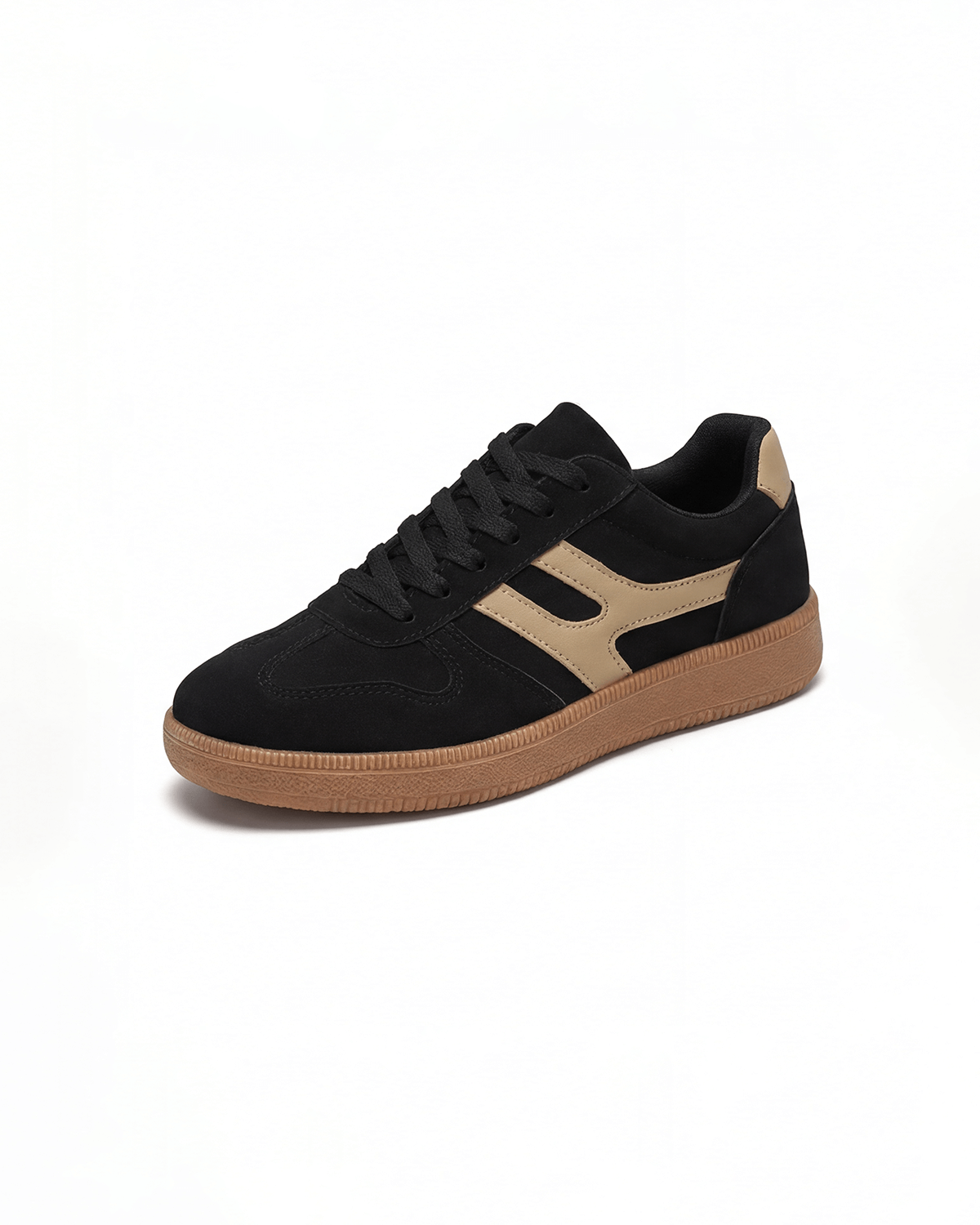 Women’s Low-Top Sneakers- Retro Lace-Up