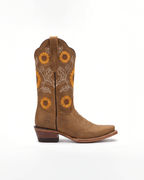 Women’s Western Embroidered Sunflower Boots