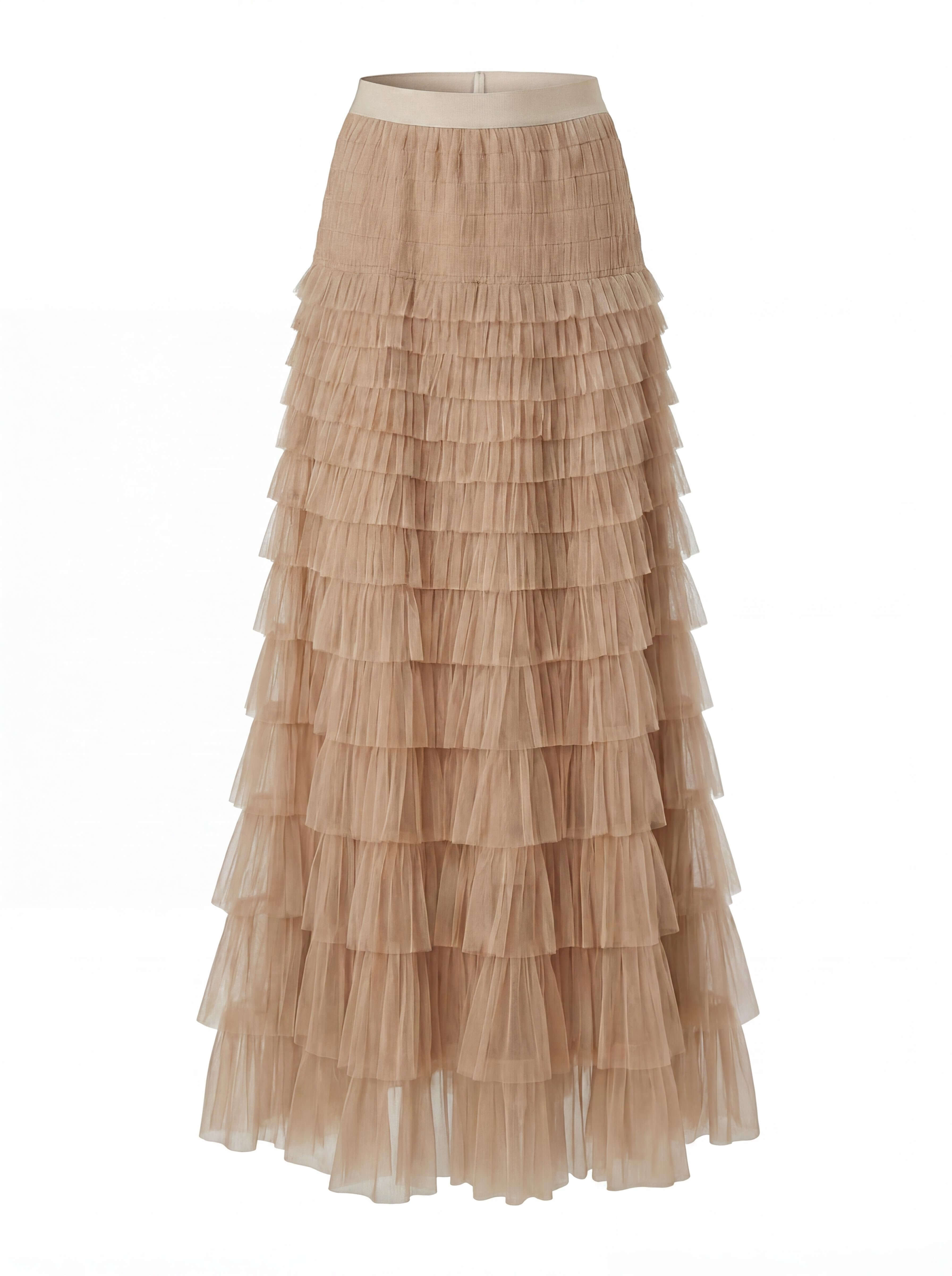 Women’s Skirt – Flowing Tulle Maxi Skirt