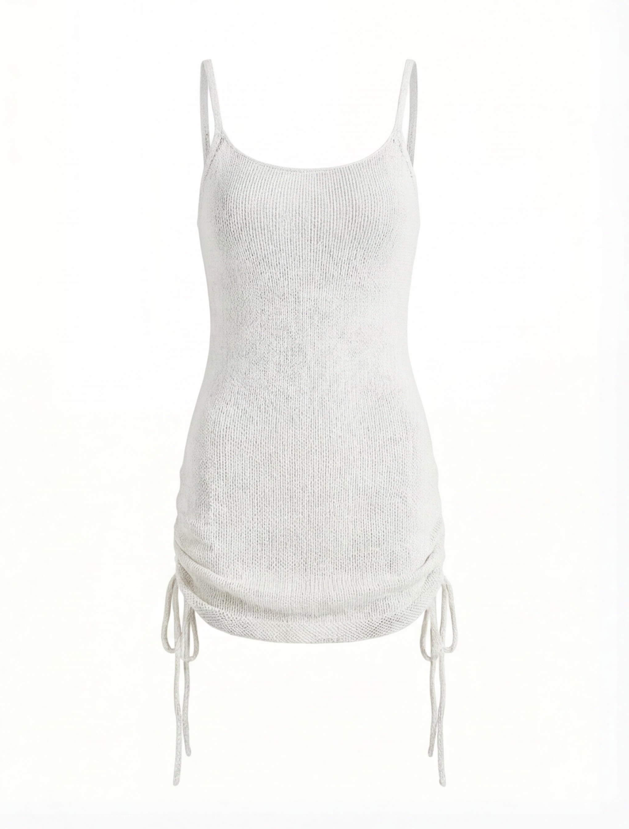 Women’s Dress – Knit Spaghetti Strap Mini Dress