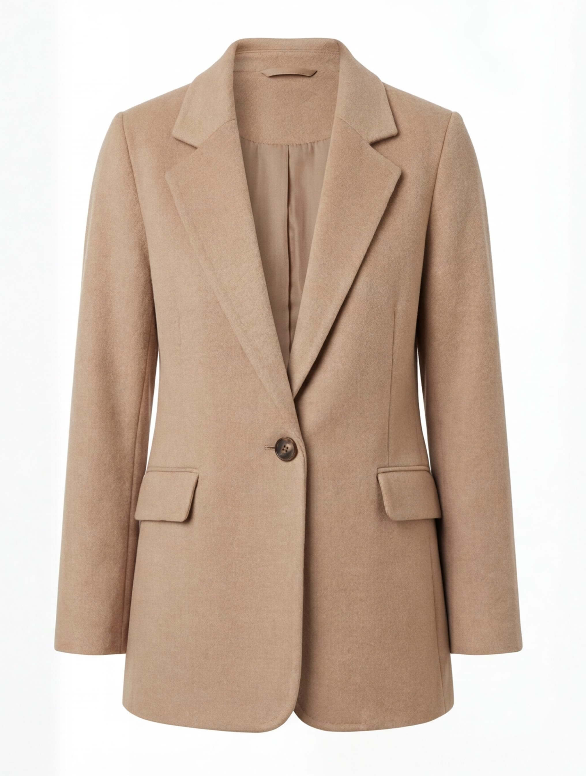 Women’s Jacket – Classic Lapel Long Sleeve Blazer