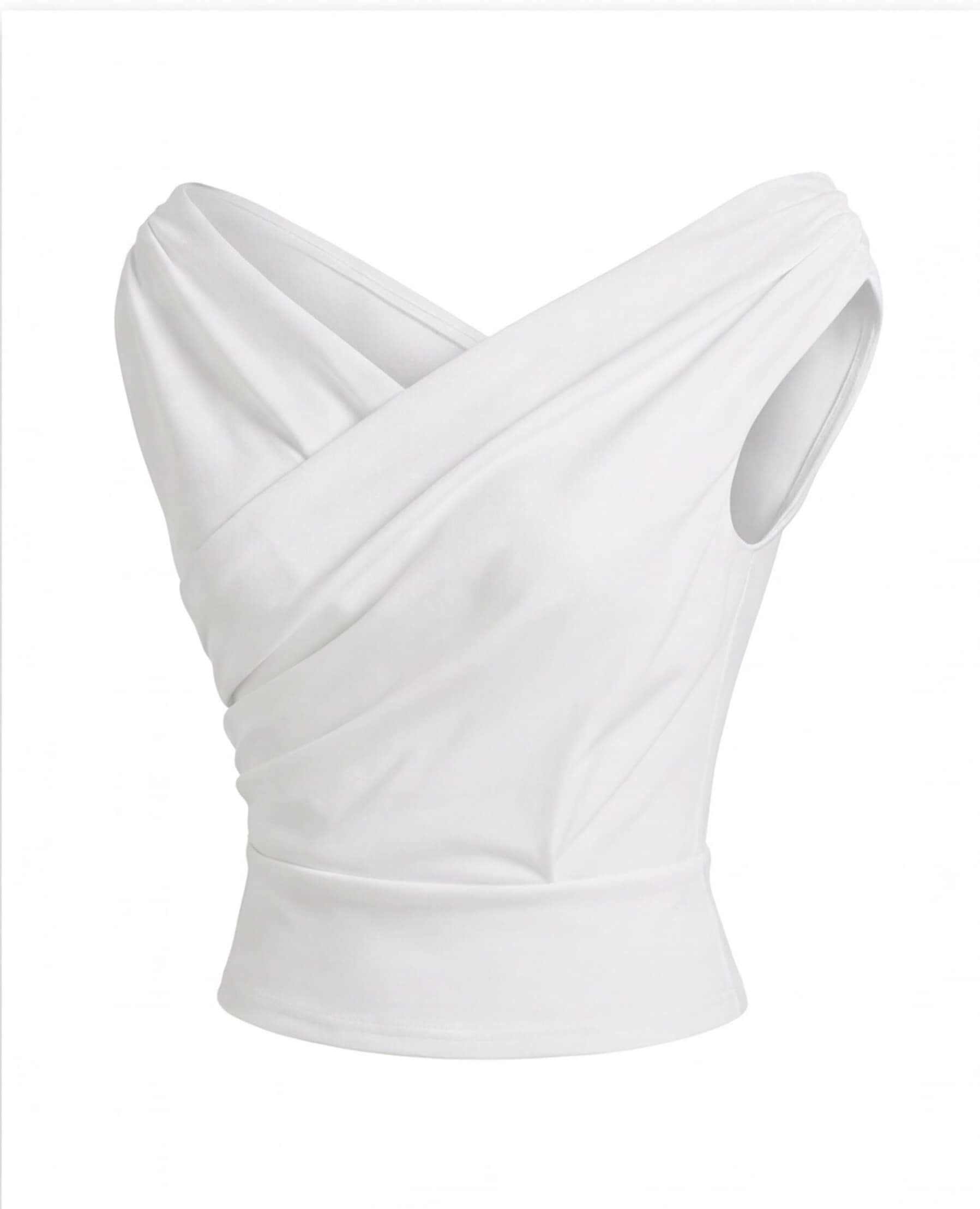 Women’s Cross-Front Sleeveless Top