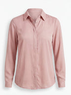 Elegant women's blouse with a classic collar