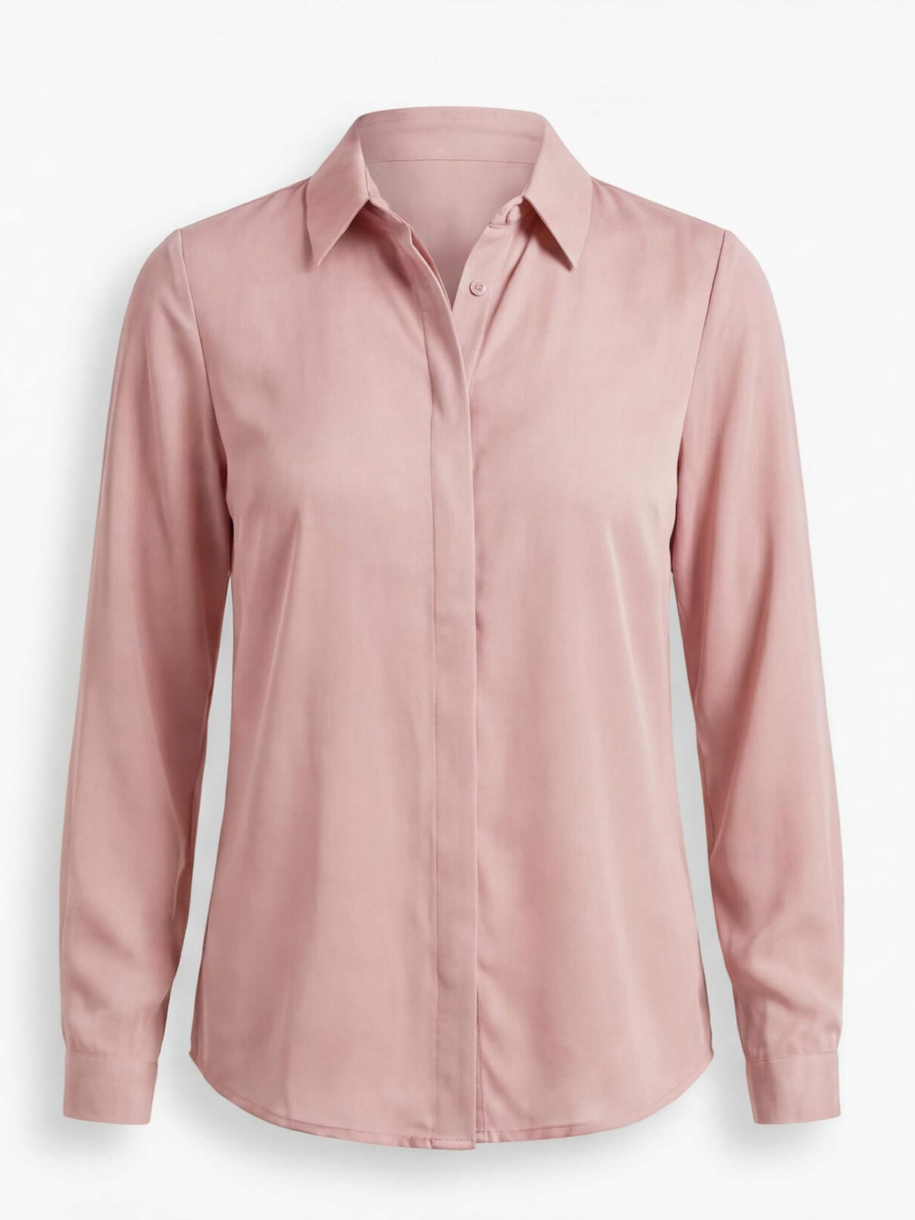Elegant women's blouse with a classic collar