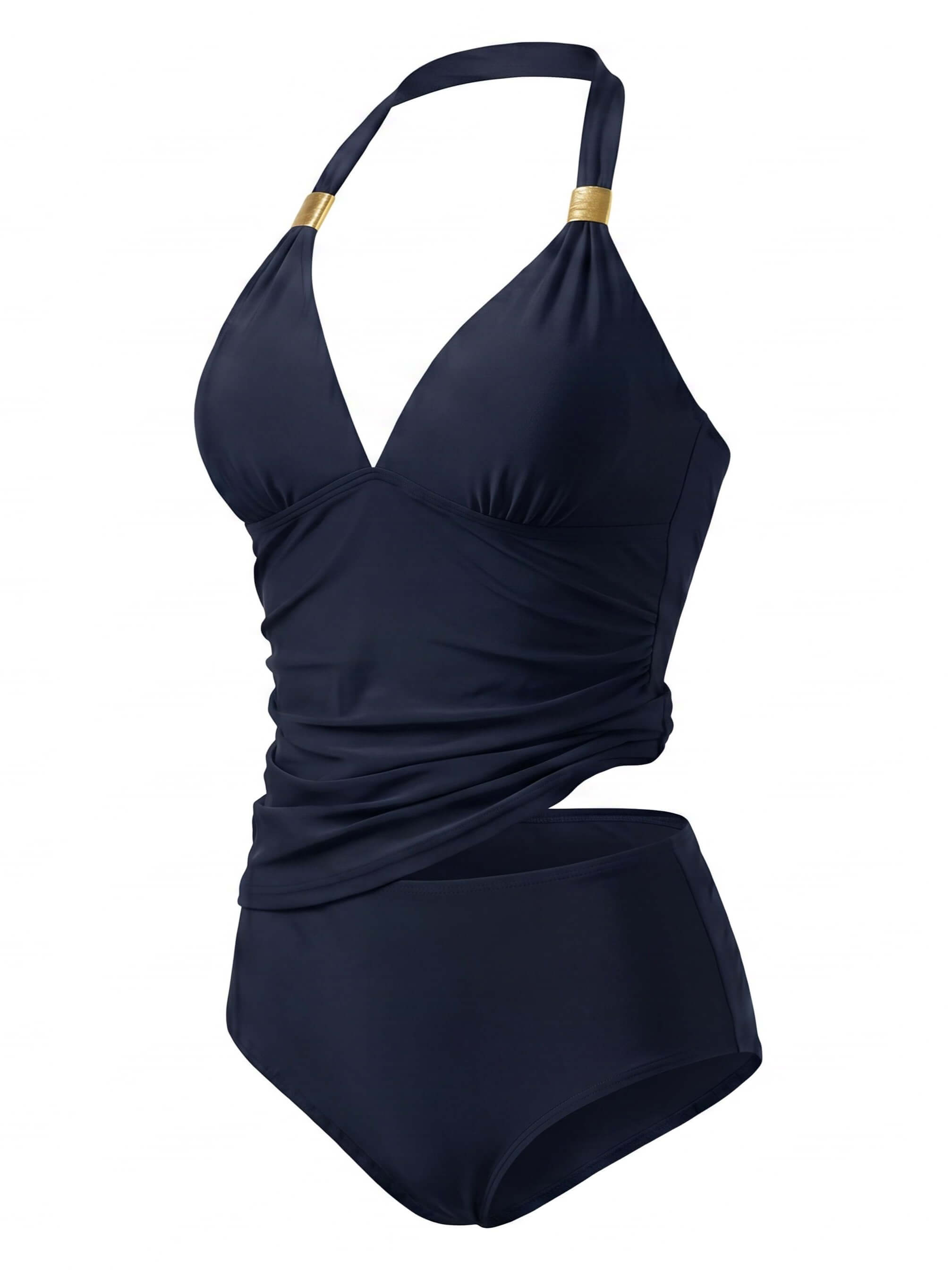 Women’s Halter Tankini Bikini Set