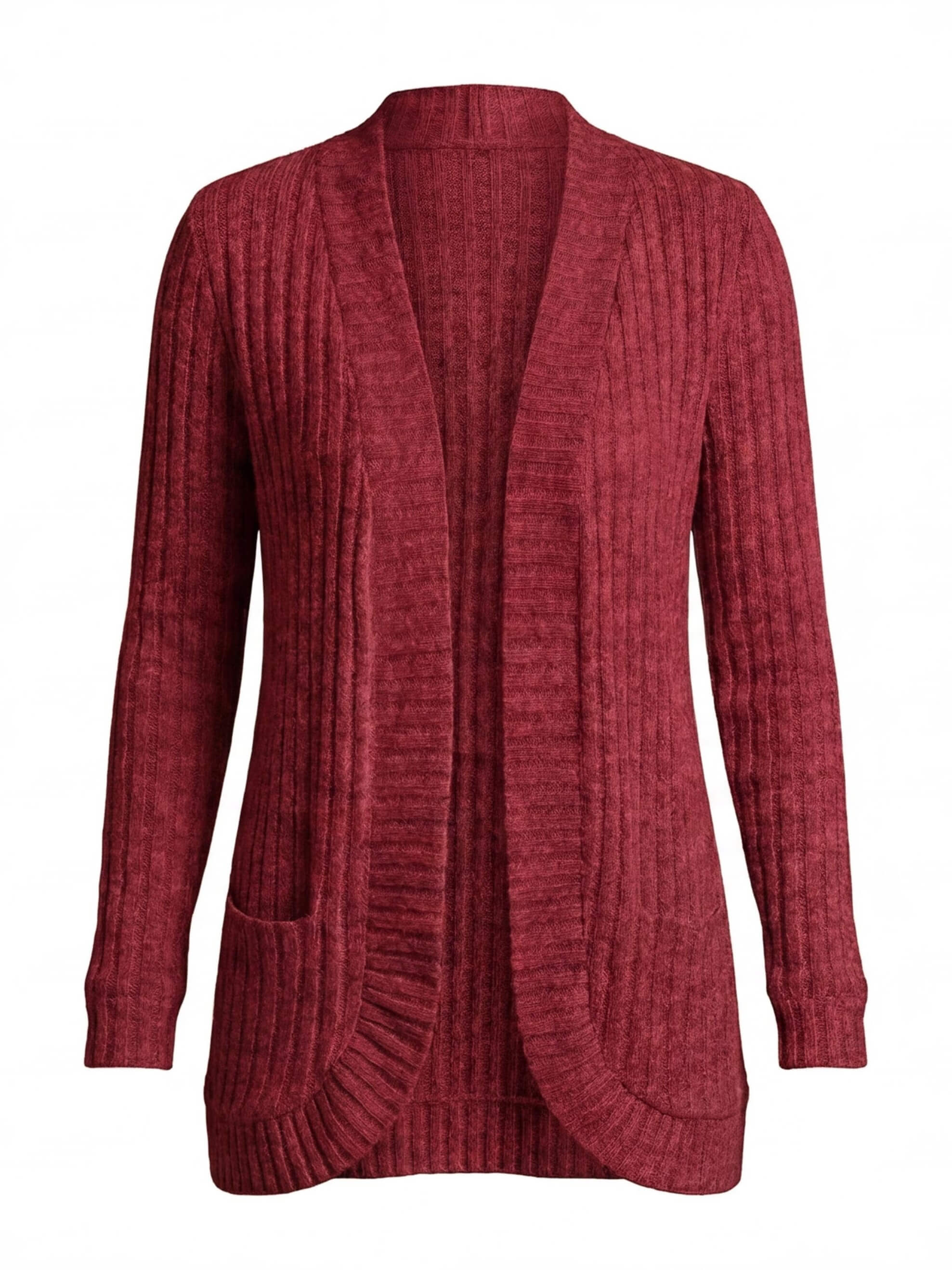 Women’s Ribbed Knit Cardigan – Elegant Everyday Layer & Timeless Comfort