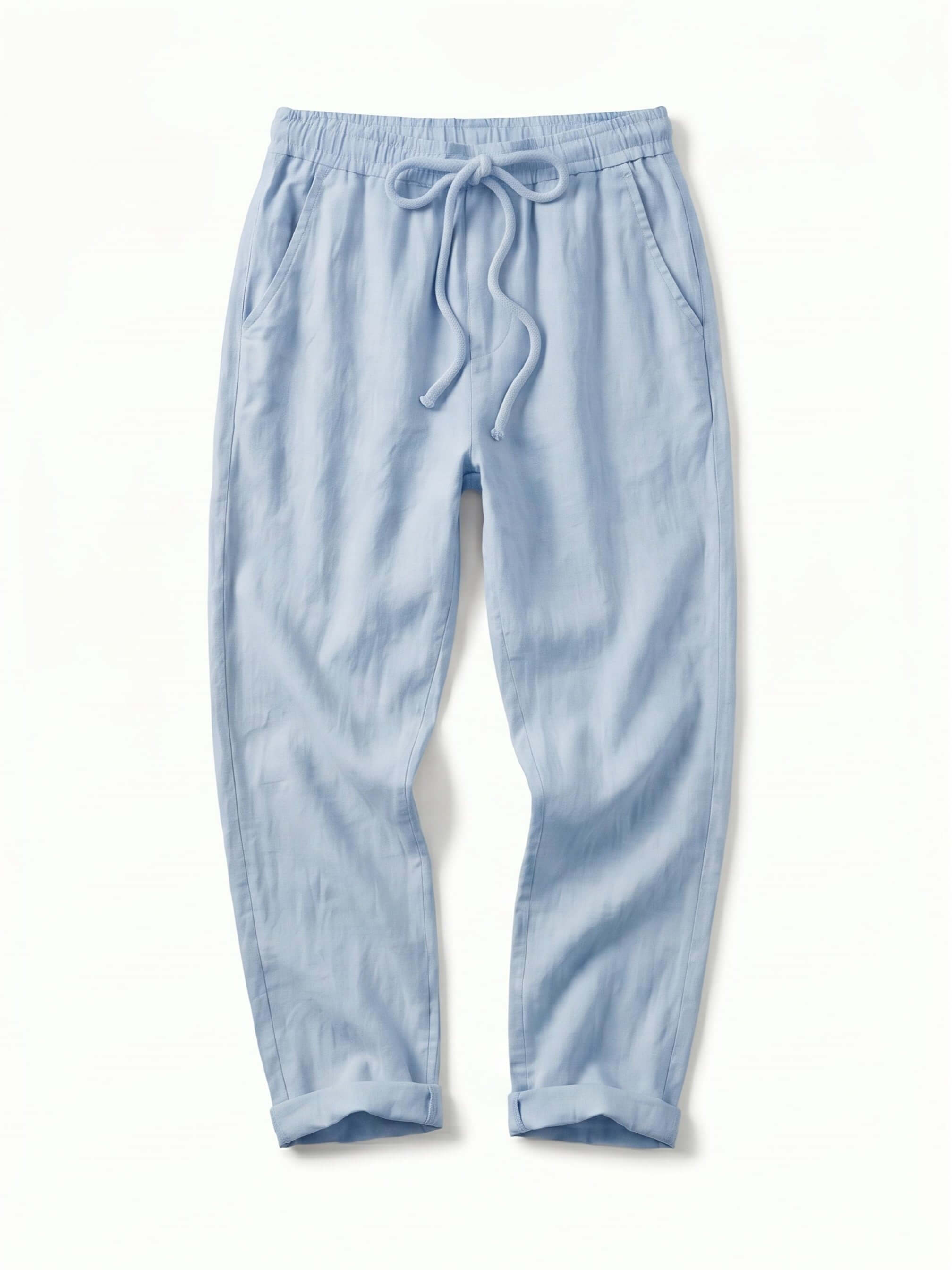 Women’s Drawstring Cuffed Tapered Trousers