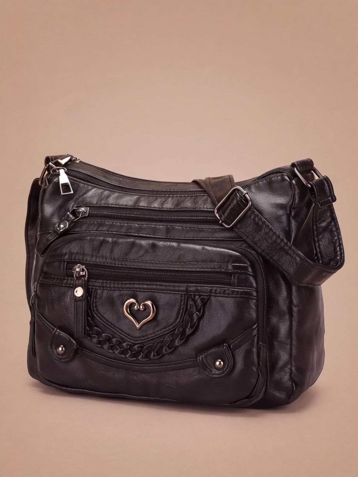 Women’s Multi-Pocket Crossbody Shoulder Bag
