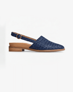 Women’s Woven Slingback Flats- Pointed Toe