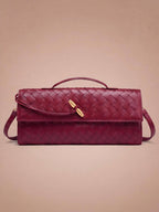 Women’s Woven Handle Shoulder Bag
