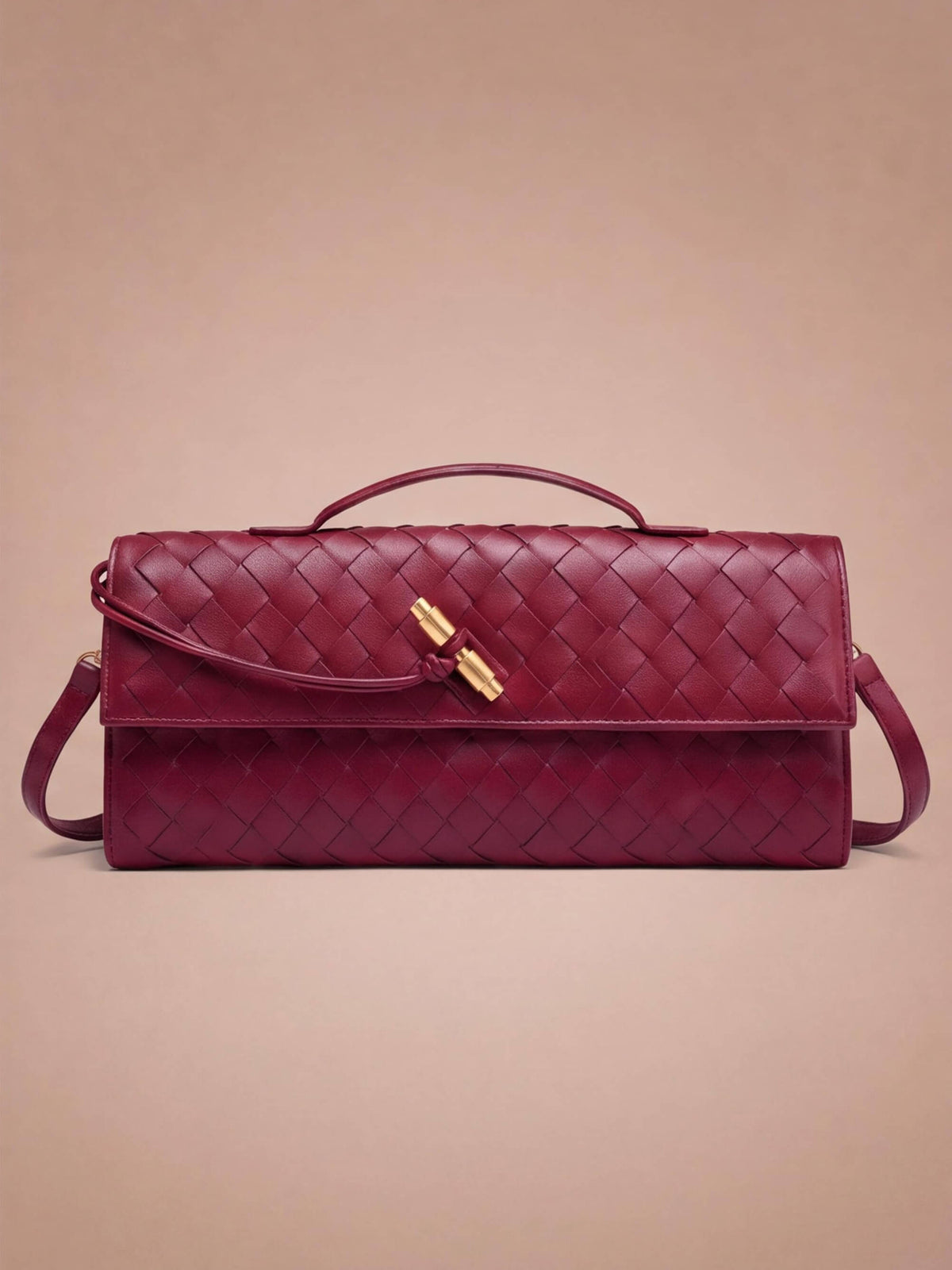 Women’s Woven Handle Shoulder Bag