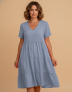 V-Neck Summer Dress – Light, Feminine & Effortless