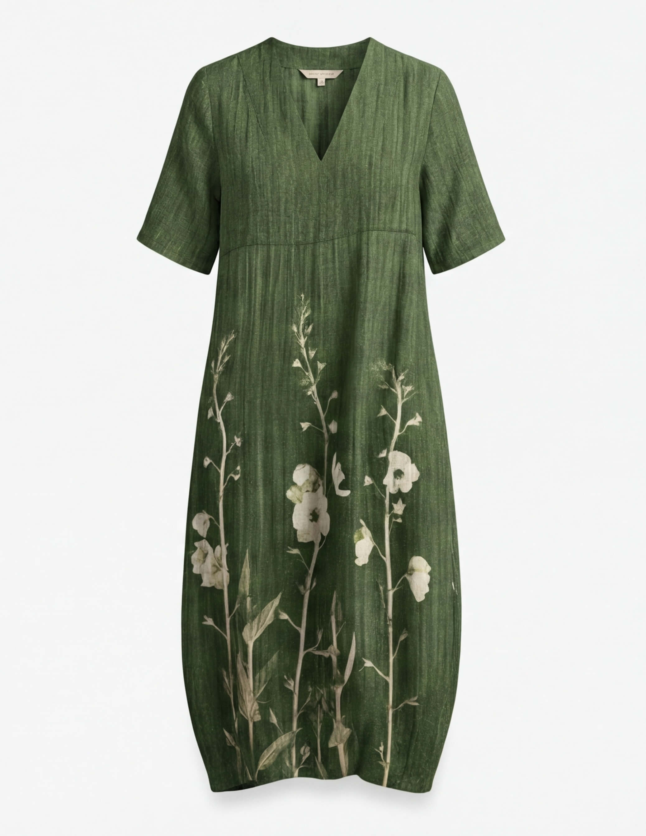 Women’s Floral Summer Dress – Lightweight Loose-Fit Midi