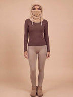 Women’s Plush Face-Cover Hood