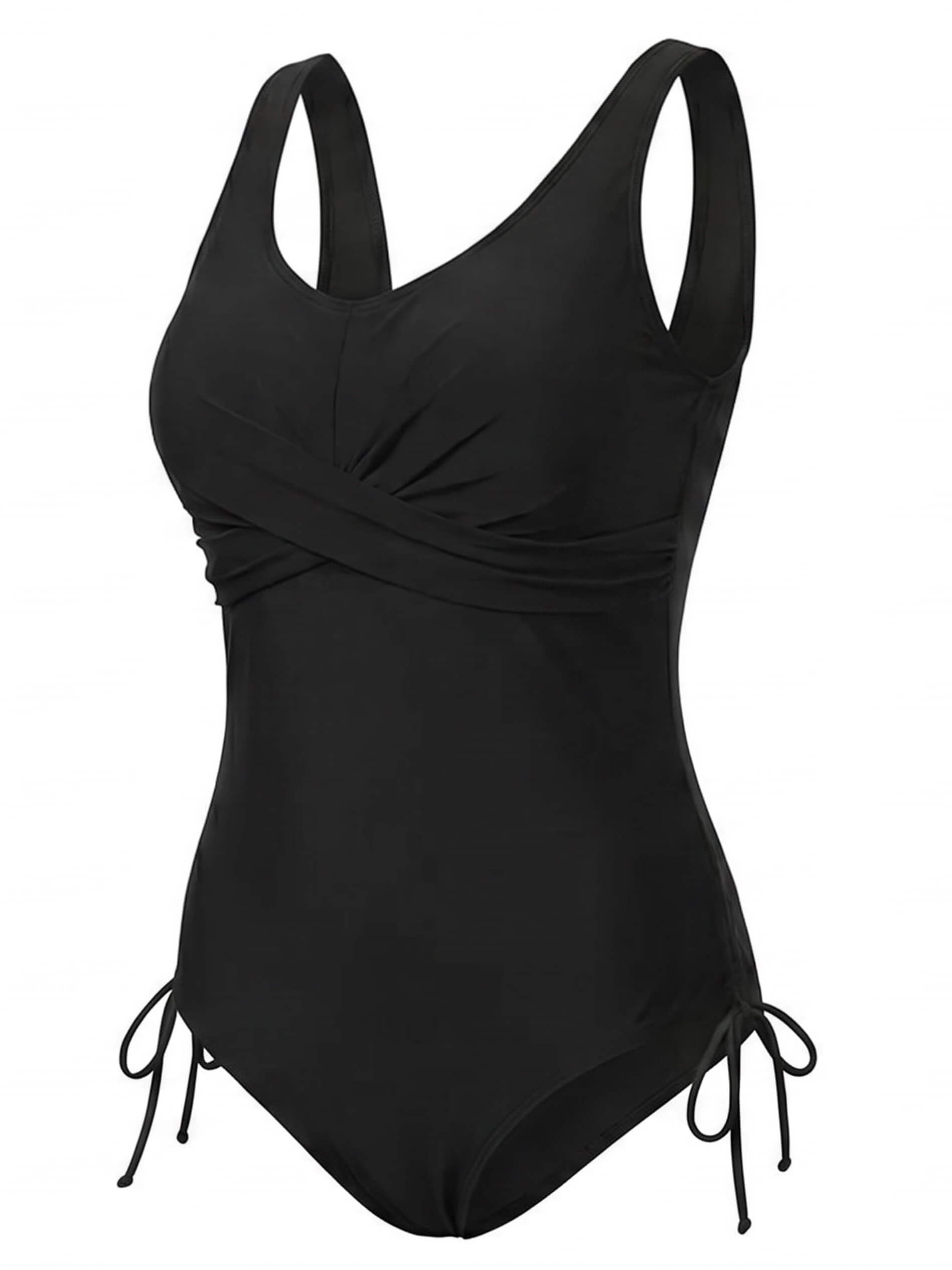 Women’s Plus Size Twist Front One-Piece Swimsuit
