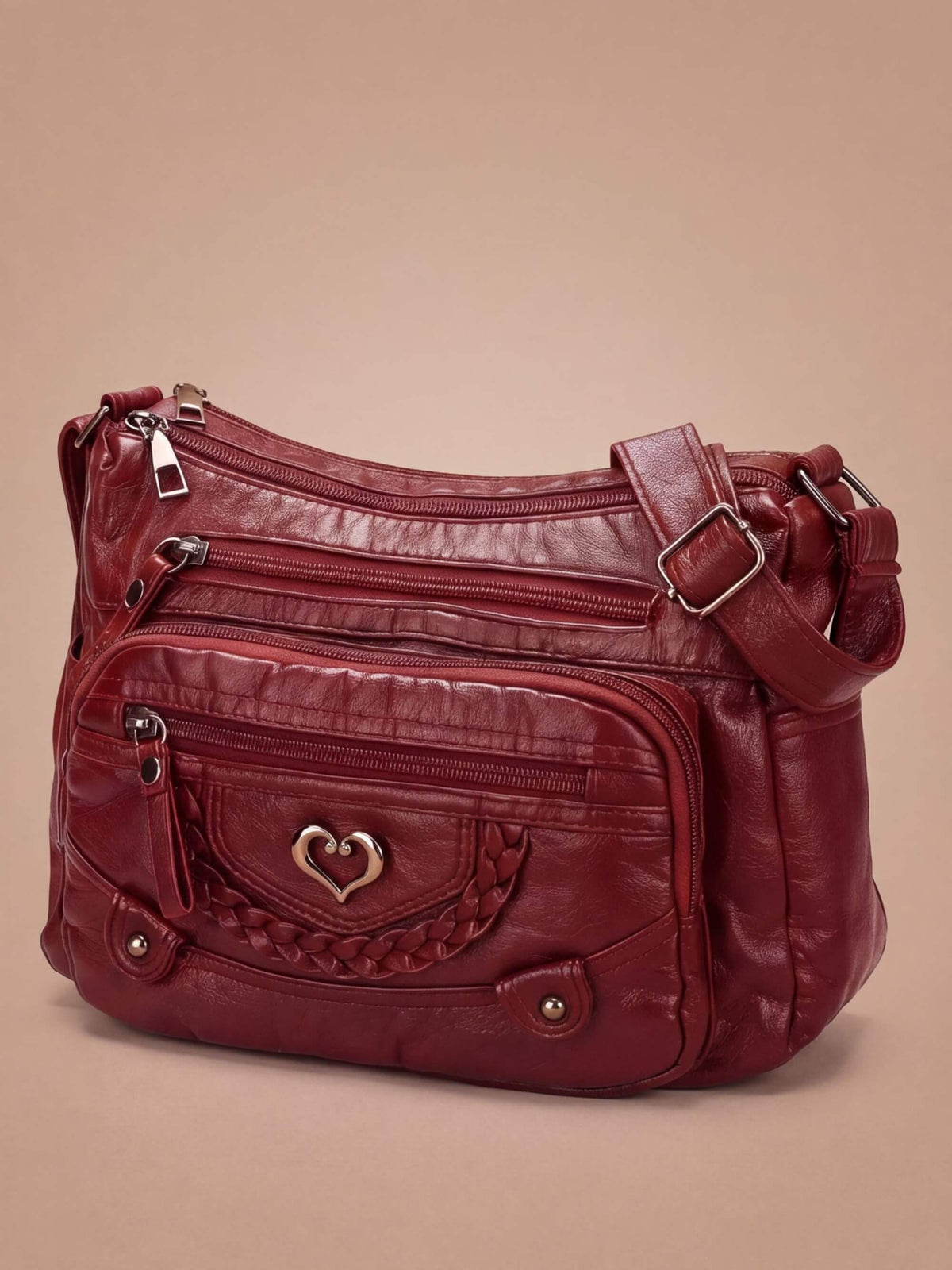 Women’s Multi-Pocket Crossbody Shoulder Bag