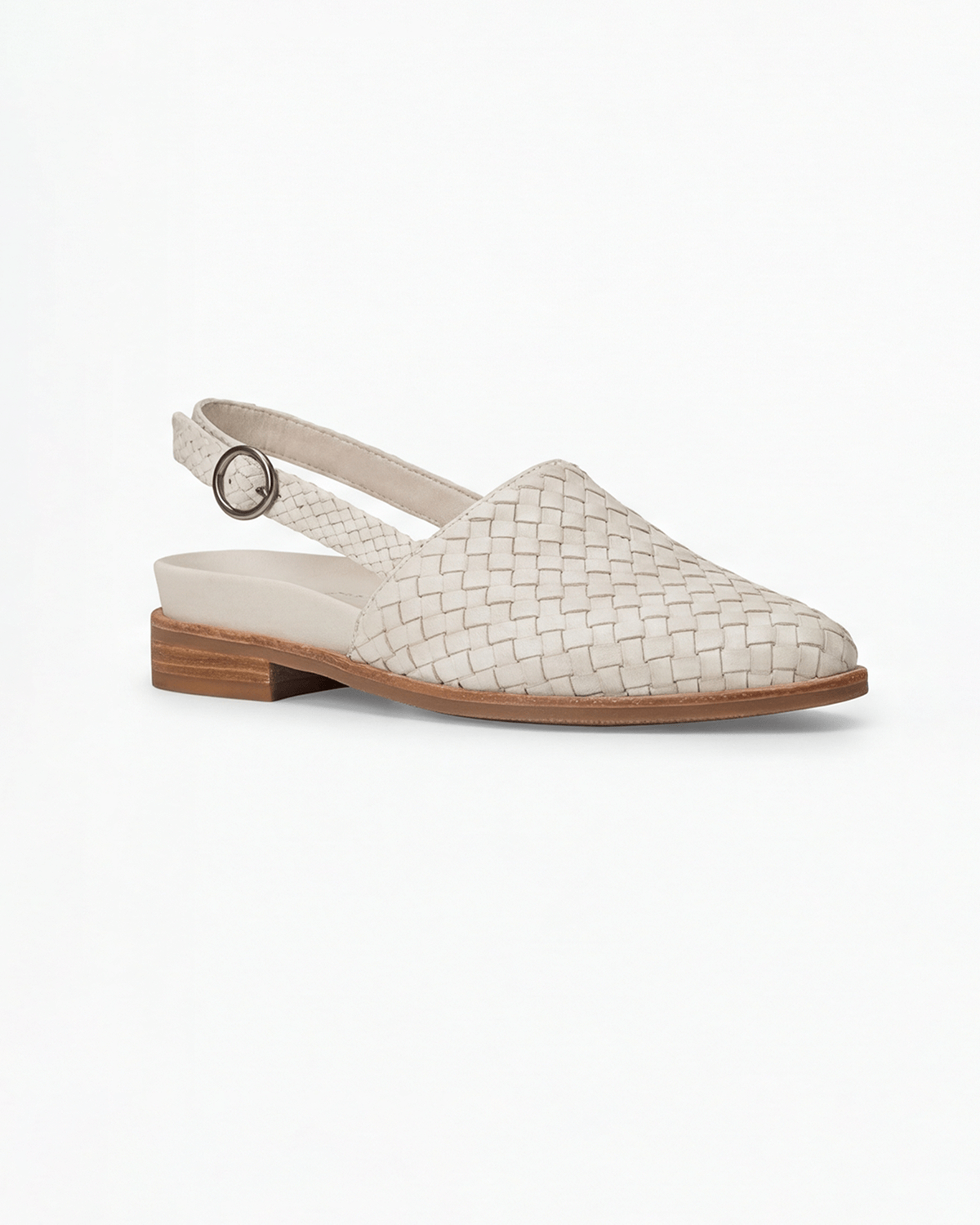 Women’s Woven Slingback Flats- Pointed Toe