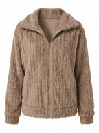 Women’s Plush Fleece Zip-Up Jacket