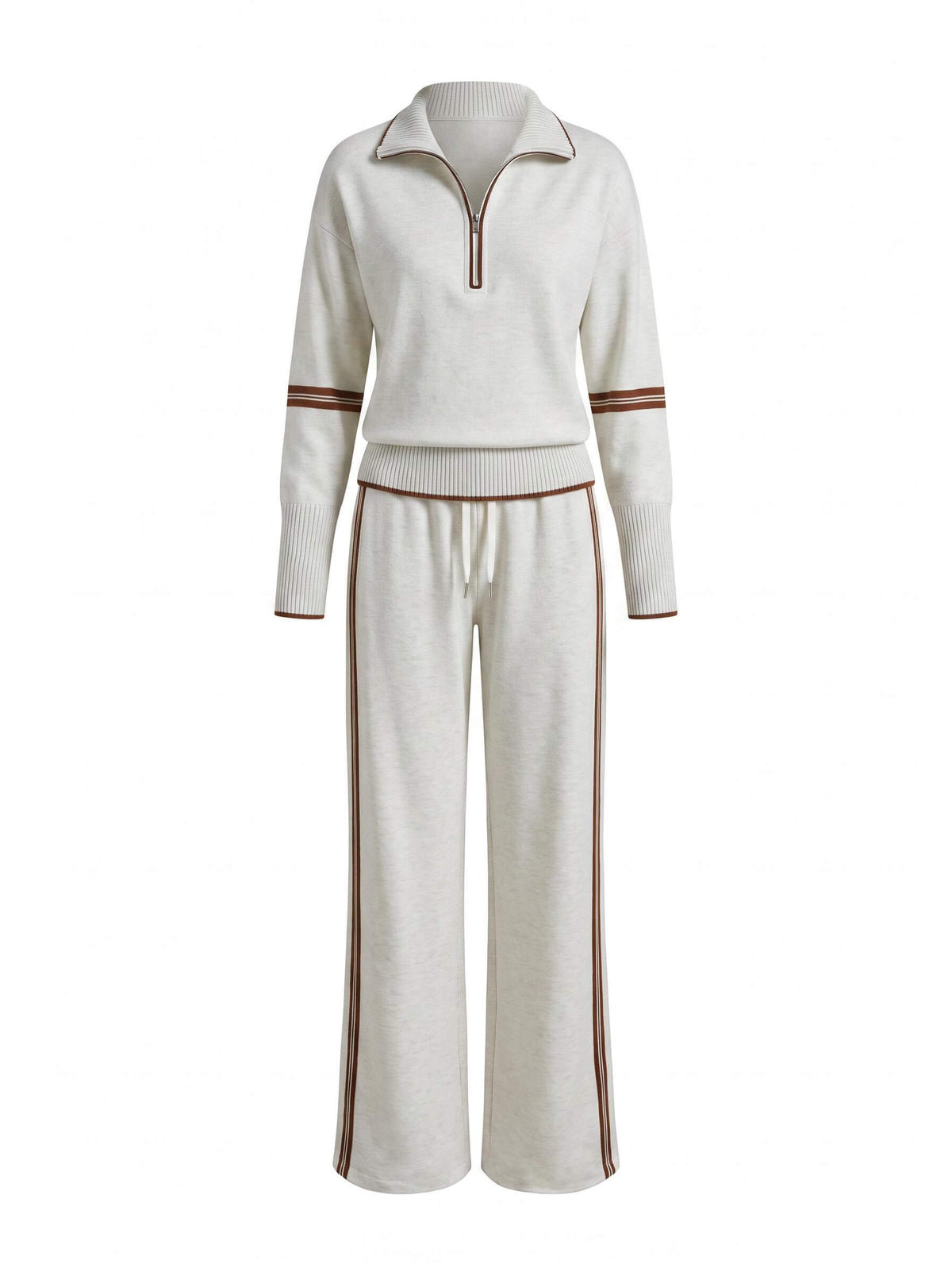 Women’s Quarter-Zip Knit Lounge Set