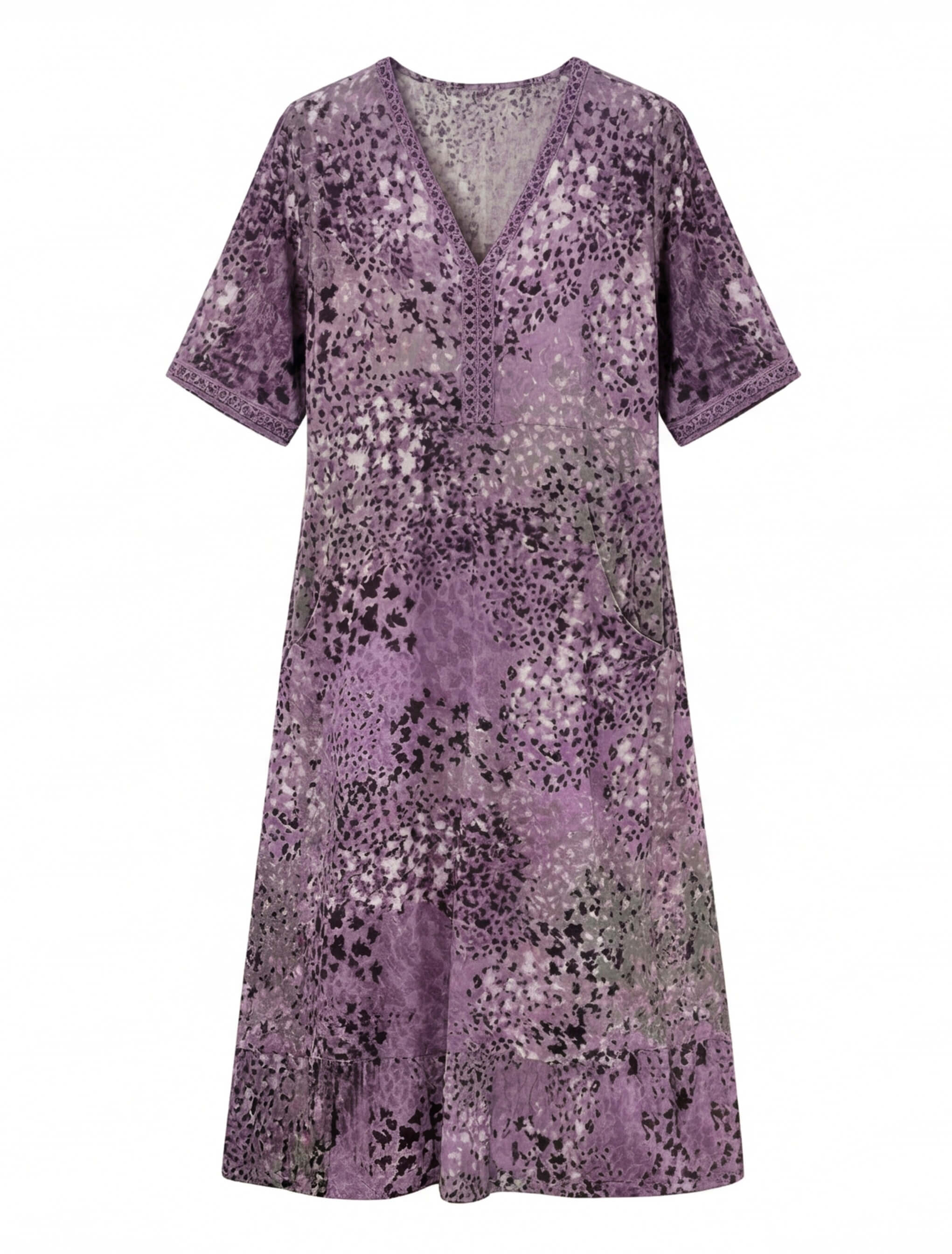 Women’s Dress – Vibrant Printed Midi Dress