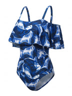 Women’s Off-Shoulder Ruffle With Straps One-Piece Swimsuit