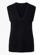 Women’s Knit Sweater Vest – V-Neck Layering Essential & Timeless Style