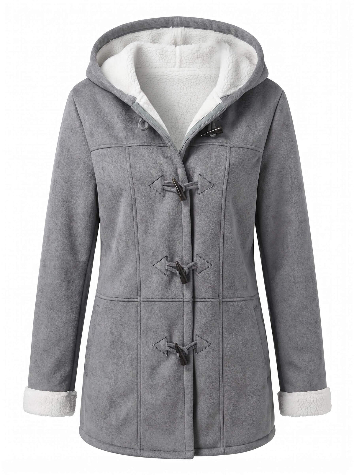 Women’s Hooded Toggle Front Coat