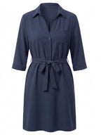 Women’s Dress – Casual Day-to-Evening Shirt Dress