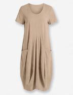 Women’s Casual A-Line Dress with Pockets – Effortless Everyday Comfort
