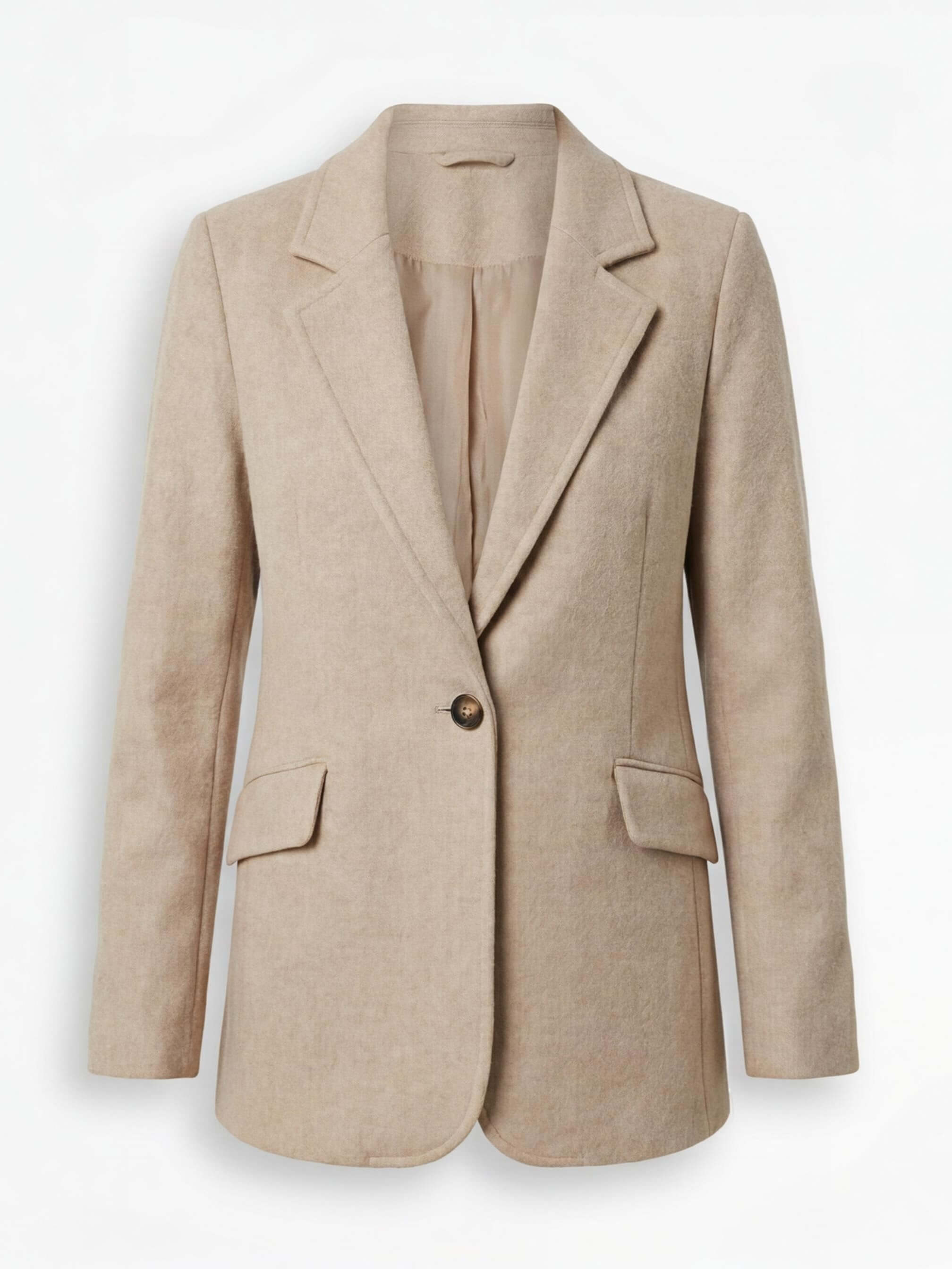 Women’s Lightweight Lapel Jacket – Relaxed Fit & Effortless Style