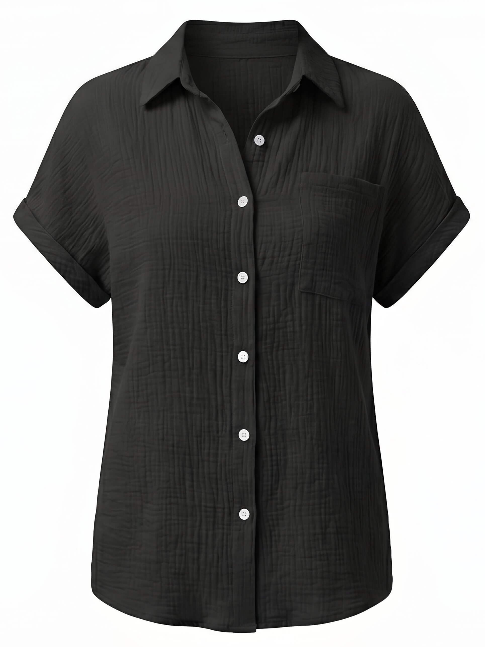 Women’s Relaxed Pocket Button-Up Shirt