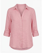 Women’s Breathable Floral Button-Down Blouse
