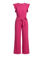 Women’s Wide-Leg Jumpsuit with Bow-Tie Waist