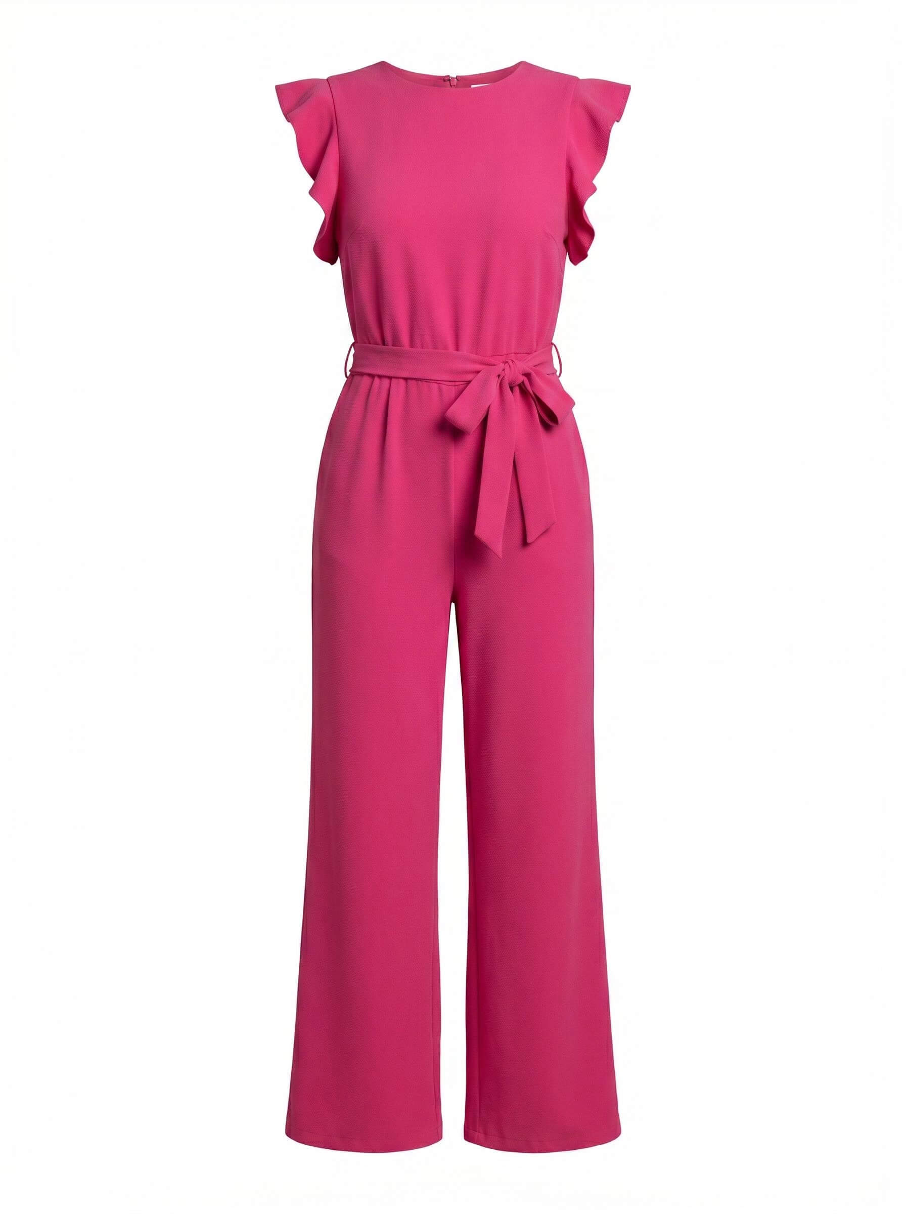 Women’s Wide-Leg Jumpsuit with Bow-Tie Waist