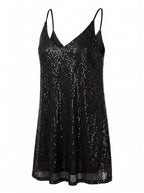 Women’s Sequin V-Neck Mini Party Dress