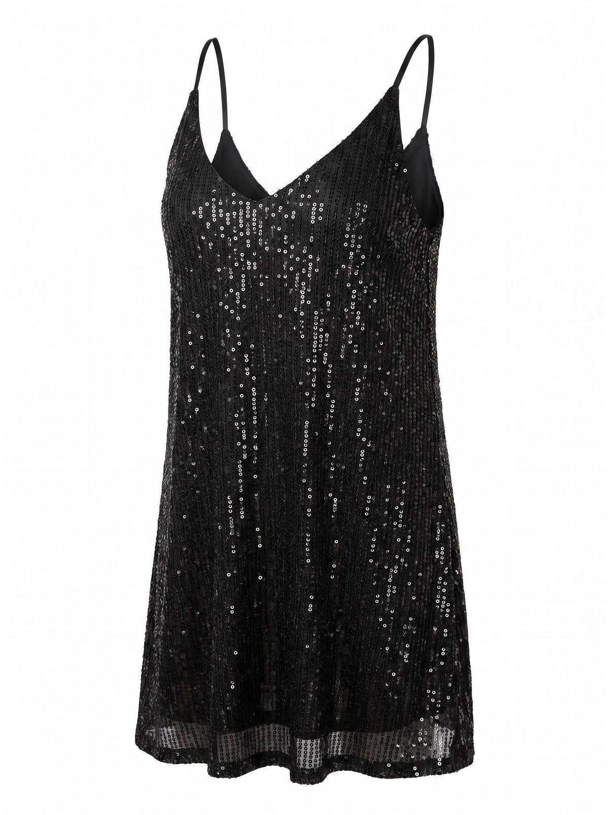 Women’s Sequin V-Neck Mini Party Dress