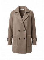 Women’s Belt Detail Button-Up Coat