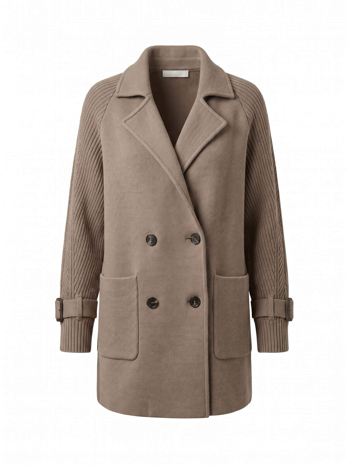 Women’s Belt Detail Button-Up Coat