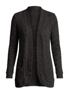 Women’s Ribbed Knit Cardigan – Elegant Everyday Layer & Timeless Comfort