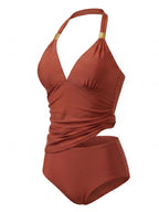 Women’s Halter Tankini Bikini Set