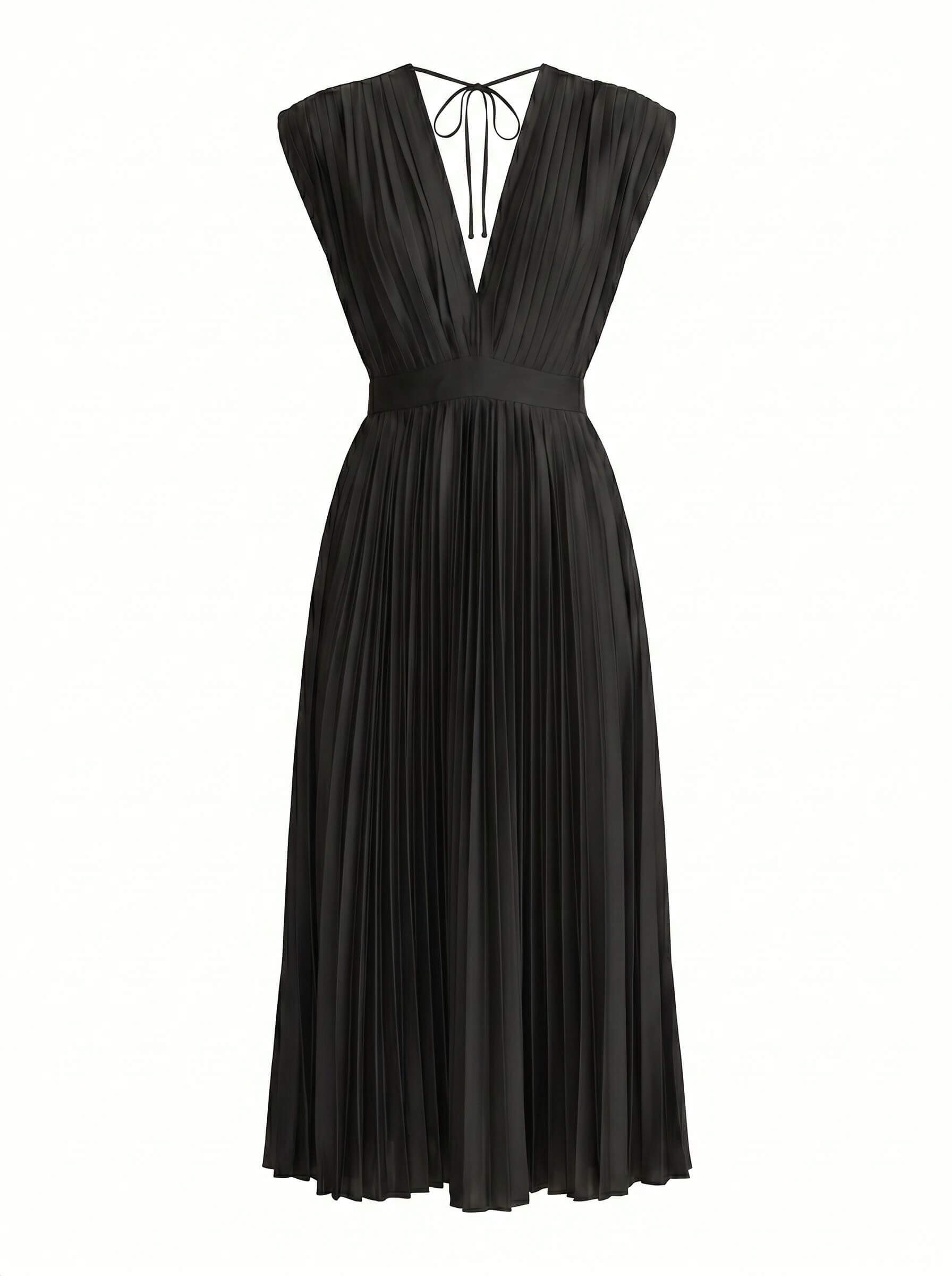 Women’s Pleated Maxi Dress – Elegant Flow & Timeless Grace