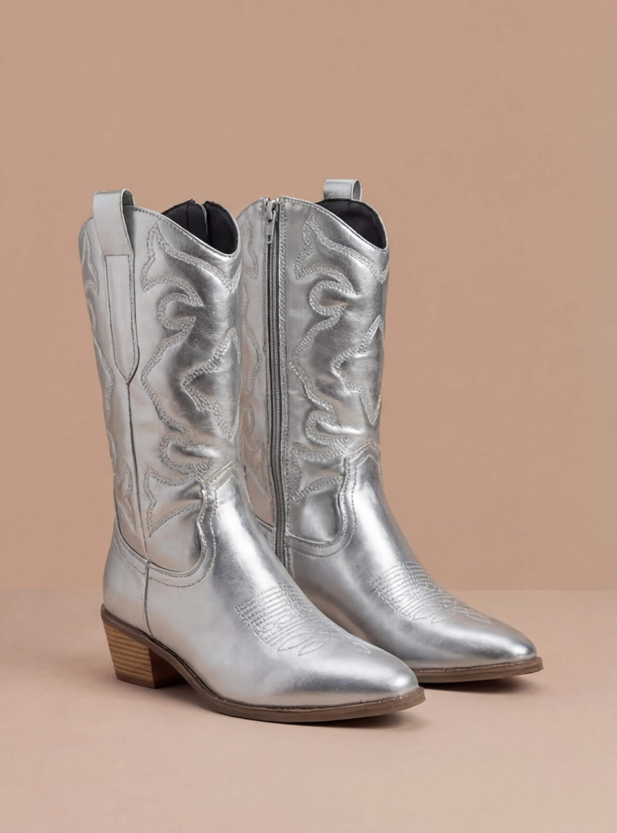 Nova Metallic Western Boots