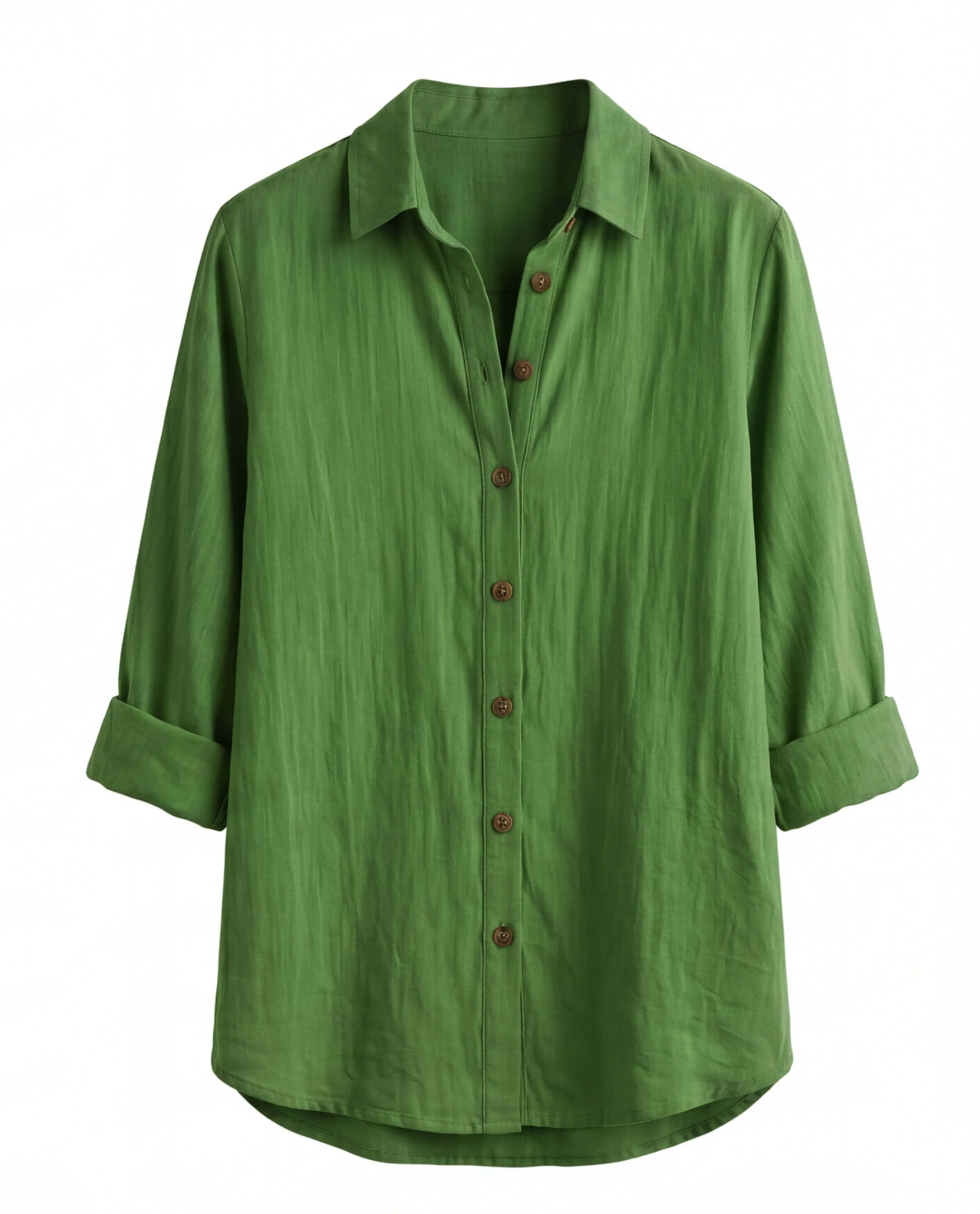 Women’s Top – Lightweight Long-Sleeve Relaxed Blouse