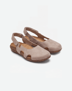 Women’s Flat Sandals- Slingback Cutout