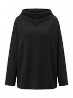 Women’s Draped Mock-Neck Statement Top
