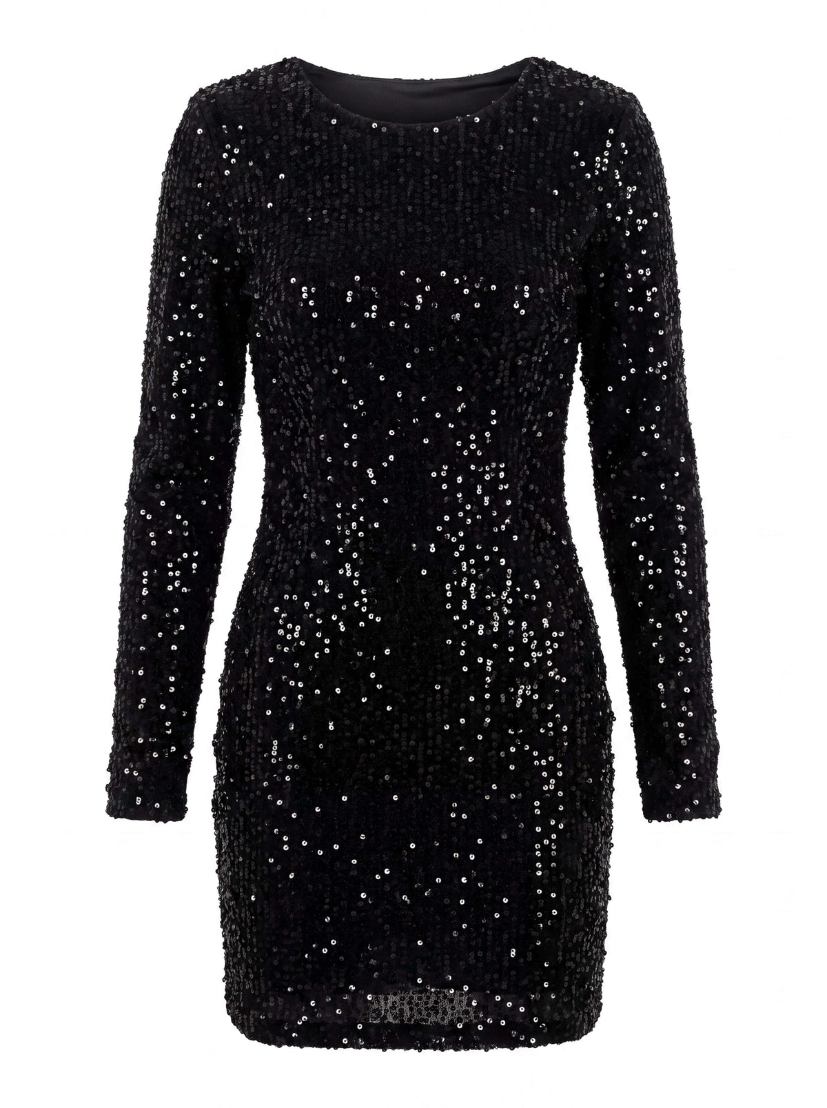 Women’s Long Sleeve Sequin Mini Party Dress