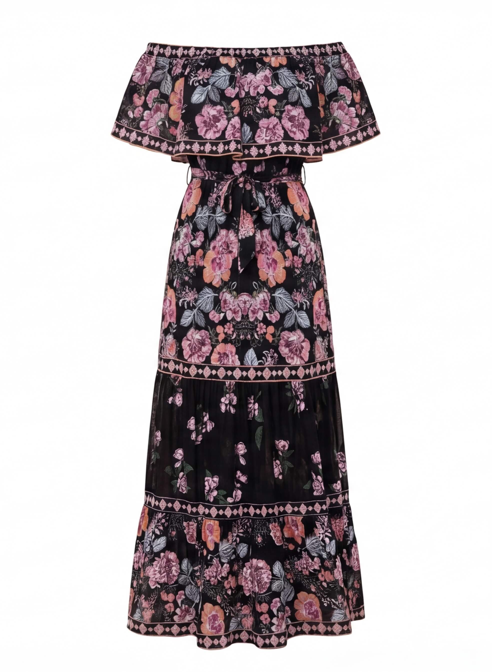 Women’s Off-Shoulder Floral Maxi Dress