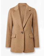 Women’s Jacket – Classic Lapel Long Sleeve Blazer
