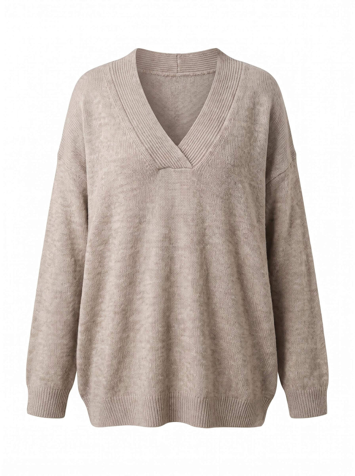 Women’s V-Neck Relaxed Knit Sweater